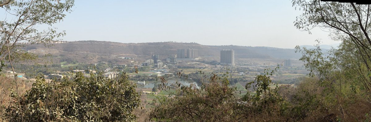 parambyte's tweet photo. This once forested  valley near Pune is completely gone and concretised now. https://t.co/5R9gTf0ovy