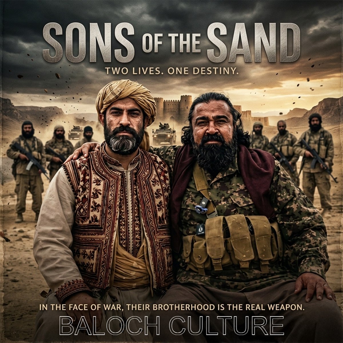 FayazAhmadNaza1's tweet photo. In the face of war and repression, the spirit of Baloch brotherhood stands unbroken. Voices from the sand rise against injustice and oppression.
A reminder: dignity and identity cannot be silenced.
#SonsOfTheSand #BalochCulture #StandAgainstOppression #HumanRights https://t.co/HPZ3cBSxYu