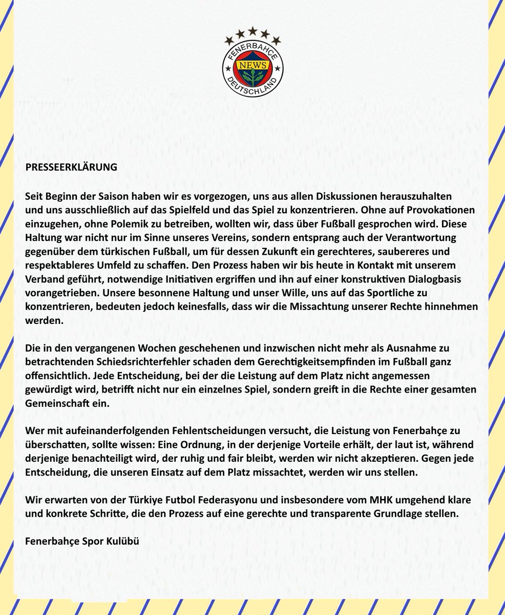 FENERBAHCE NEWS - DEUTSCHLAND 💙💛 tweet media