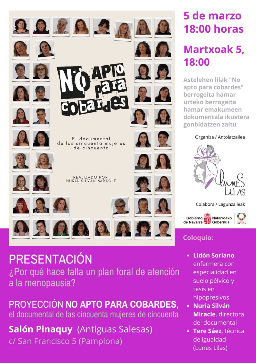 Lunes Lilas Navarra Astelehen Lilak Nafarroa tweet media