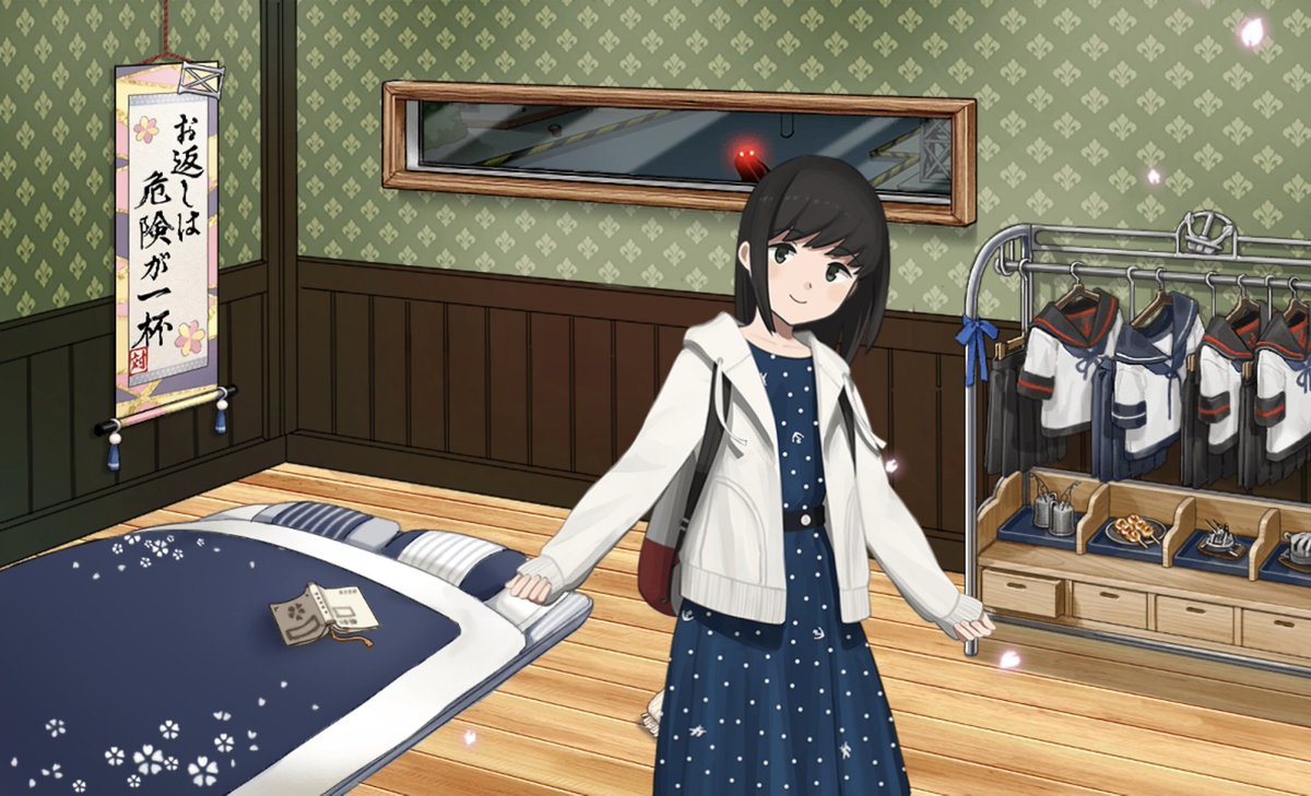 吹雪ちゃんが！！！ お出掛けmodeになってる！！！ 周年記念ドレスと