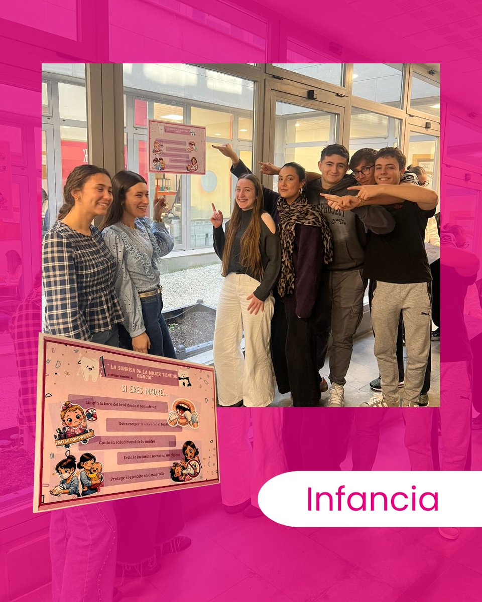 KapitalFP's tweet photo. Nuestros alumnos de 1º del Grado Superior en Higiene Bucodental han desarrollado un proyecto muy especial: la creación de murales dedicados a visibilizar la importancia de la salud bucodental en cada etapa de la vida de la mujer. https://t.co/lo1RkUwxb0