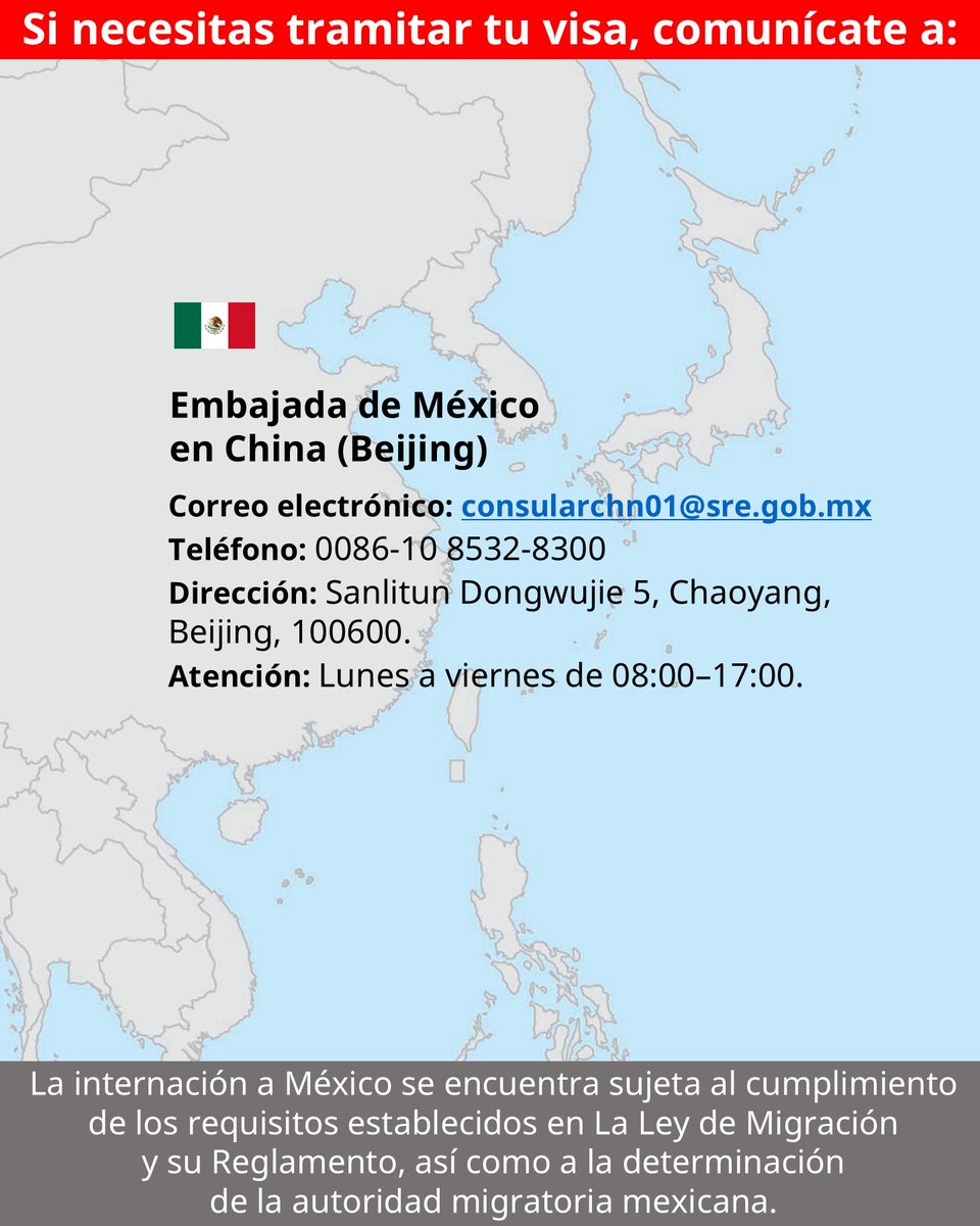 Embajada de México en China tweet media