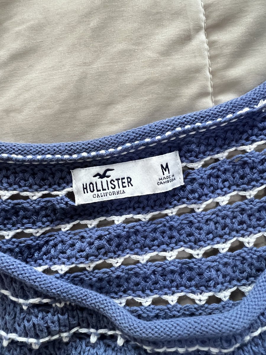 kg2hands's tweet image. HOLLISTER - เสื้อถักไหมพรม สีน้ำเงิน
: 300

#hollister #ส่งต่อhollister #ส่งต่อเสื้อผ้ามือ2 #เสื้อผ้ามือสอง