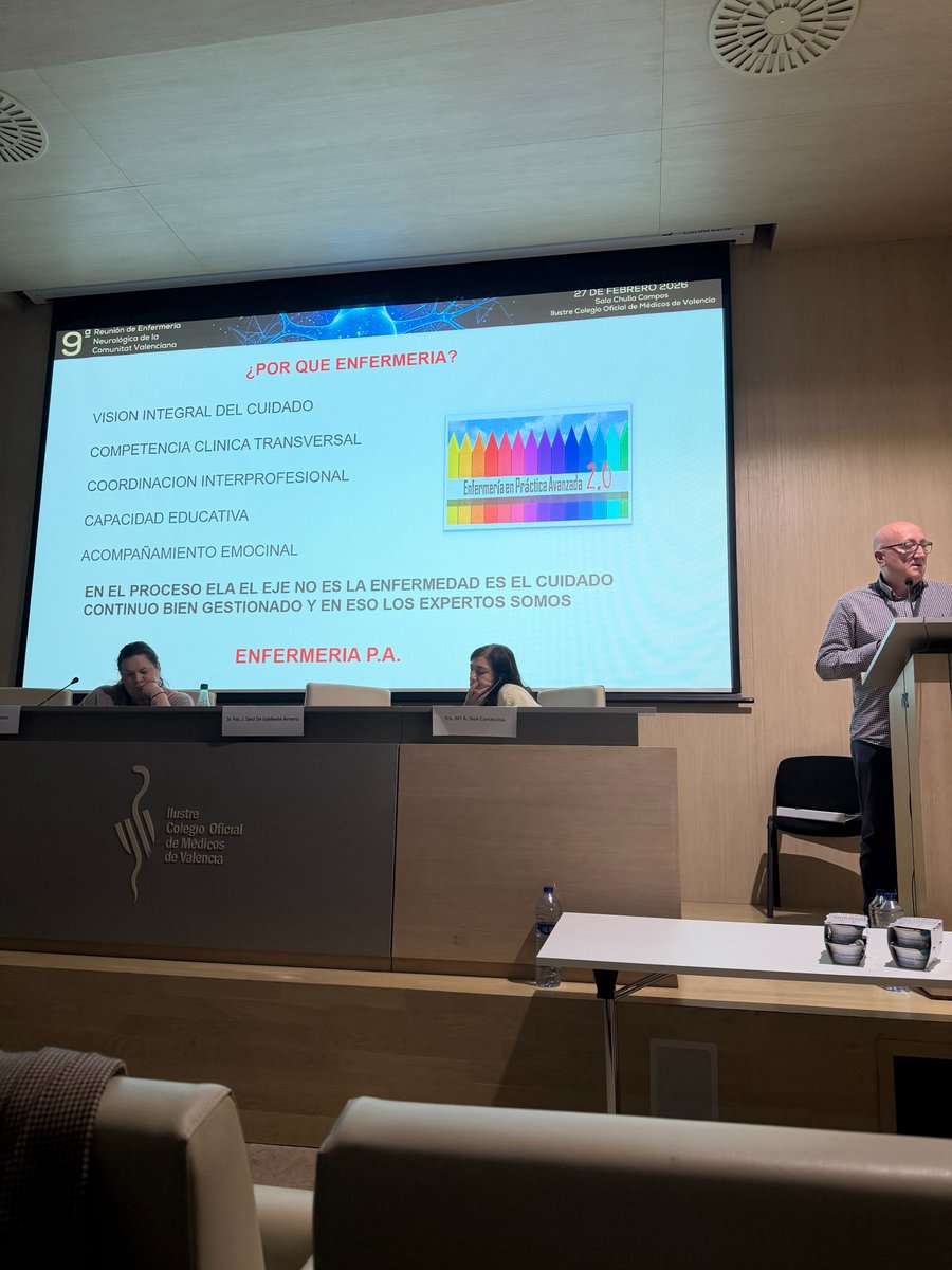 GVAdsarnau's tweet photo. La 9ª Jornada de Enfermería Neurológica reunió a profesionales en torno a la disfagia, migraña, esclerosis múltiple, ELA y video-EEG, con la participación del @HospitalLaFe y del @HGUVALENCIA. Actualización y trabajo en red para impulsar la excelencia en cuidados neurológicos. https://t.co/GNVkSIGg5a