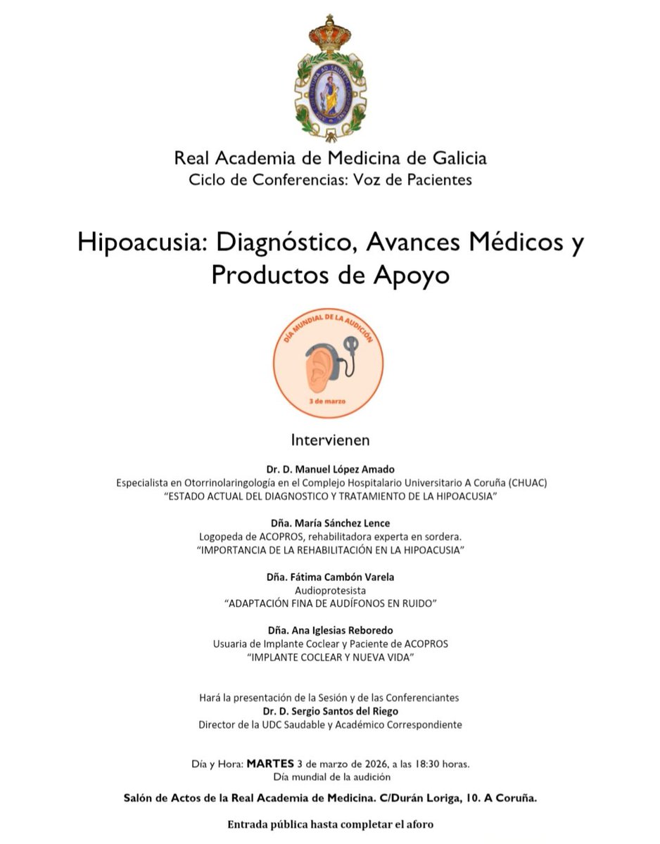 REAL ACADEMIA DE MEDICINA DE GALICIA tweet media