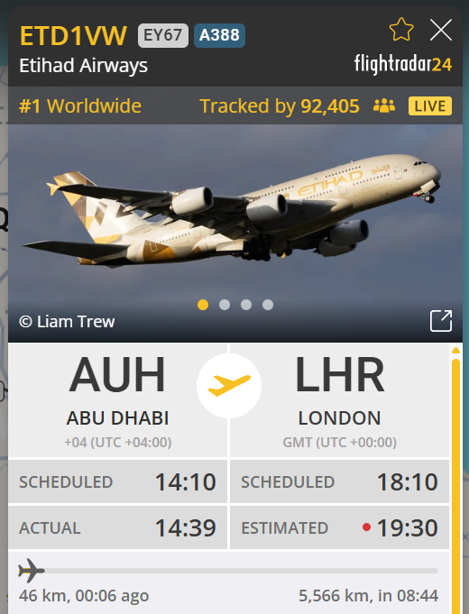 flightradar24's tweet photo. Tracked by 92,405 📈 https://t.co/EMs3wgy9Jy