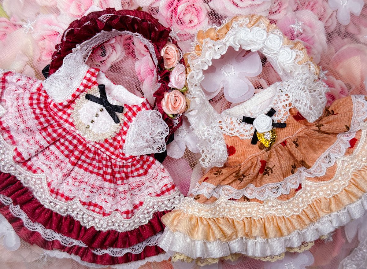 久々のセールドレス🎉 ぬいちゃんサイズ・サンプルでずっと保管して