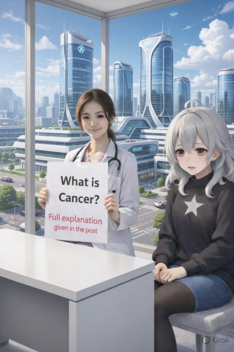 What Is Cancer? 

Cancer is a group of diseases in which cells grow uncontrollably and do not follow the normal rules of the body.
Normally, cells grow, divide, and die in a controlled way.

In cancer, cells:
• Keep dividing without control
• Avoid programmed cell death,