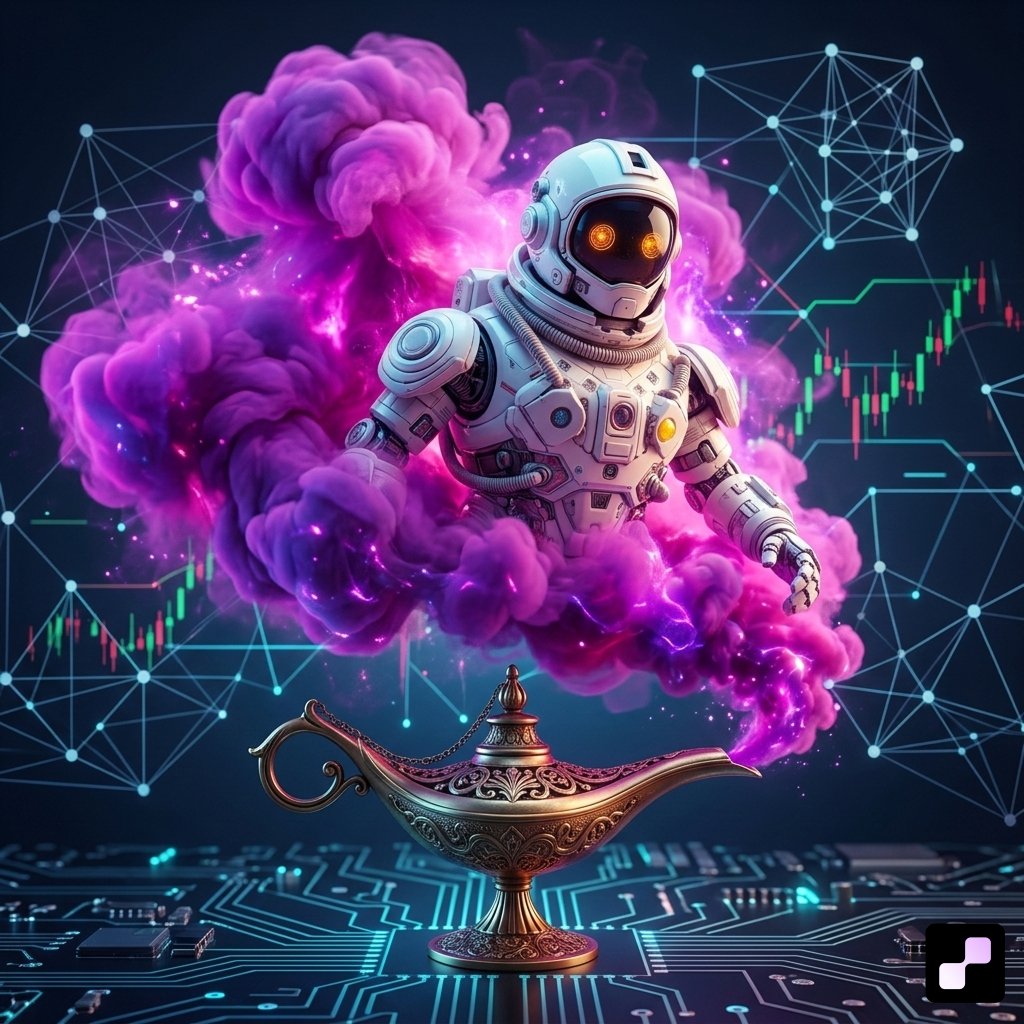 ✨ Imagine holding a magic lamp… and out comes a genie that grants all your trading wishes. 📈💫

With DeFAI, the future of trading isn’t just smart, it’s magical. AI agents, real-time DeFi insights, and next-level strategy, all at your fingertips. 🚀

Your crypto journey just