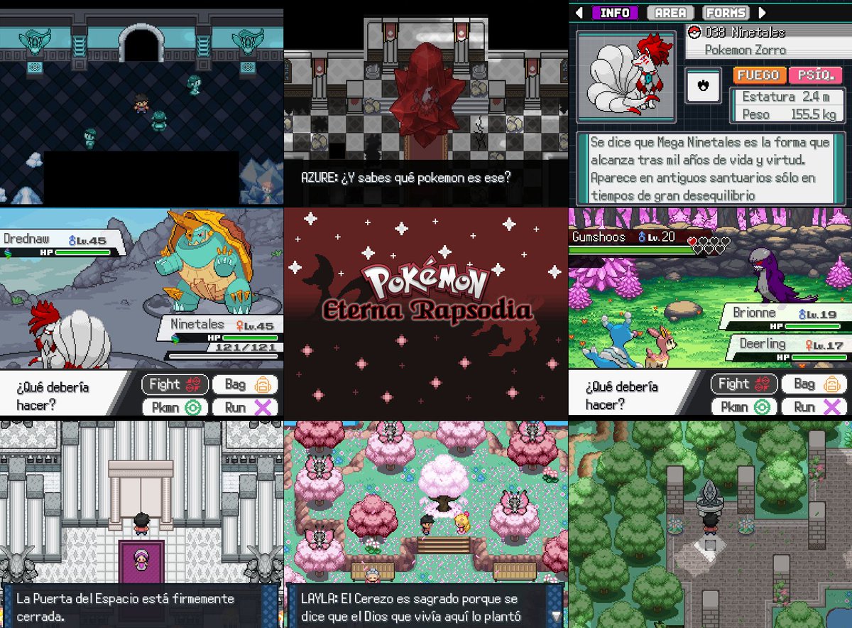 PkmnEternaRapso's tweet photo. ¡Pokemon Eterna Rapsodia v3.0.1 ya disponible!

LINK DE DESCARGA: En la bio este perfil.

Esta vez traigo (por fin) la versión que corrige errores importantes del fangame. También se ha hecho un rework de varios mapas y añadido zonas nuevas, pokemon nuevos disponibles.
+ https://t.co/urCCckyKJI