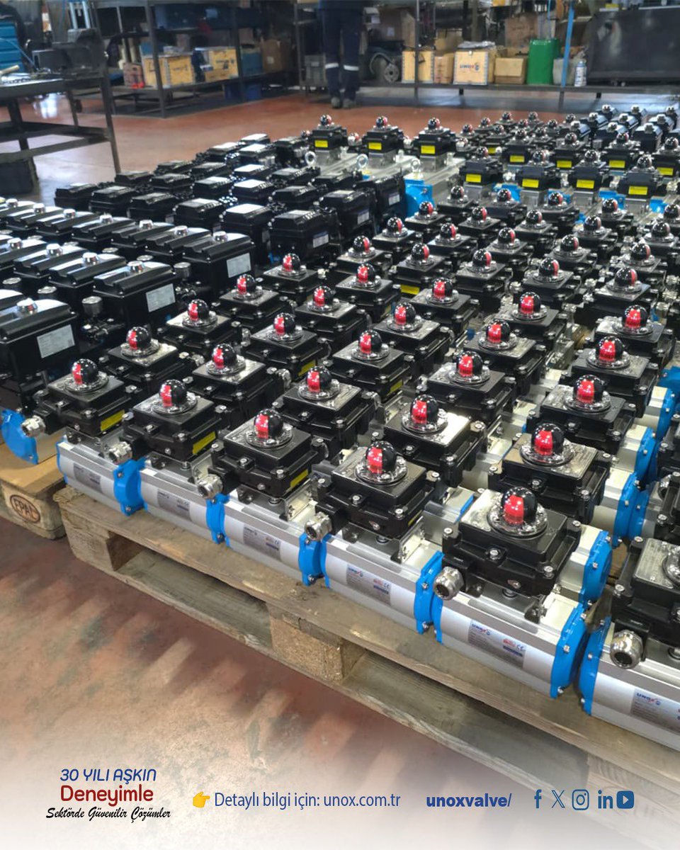 unoxvalve's tweet image. Bir projeyi daha başarıyla tamamladık. 🚀

Ex-Proof pnömatik aktüatörlerimiz; zorlu proseslerde yüksek performans ve maksimum güvenlik sunar.

ATEX uyumlu çözümlerle riskli sahalarda kontrol sizde.

UNOX – Güvenlik önceliğimizdir.

#Unox #ExProof #IndustrialValves #FlowControl