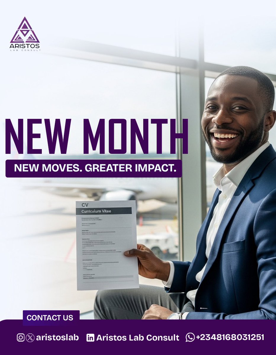 AristosLab's tweet photo. A new month means new opportunities, fresh strategies, and bigger wins.

Let’s turn your ideas into action and your goals into measurable results. 

The future belongs to those who plan for it.

Contact us today and let’s build something impactful together. | +2348168031251 https://t.co/zPHmp3VvKx