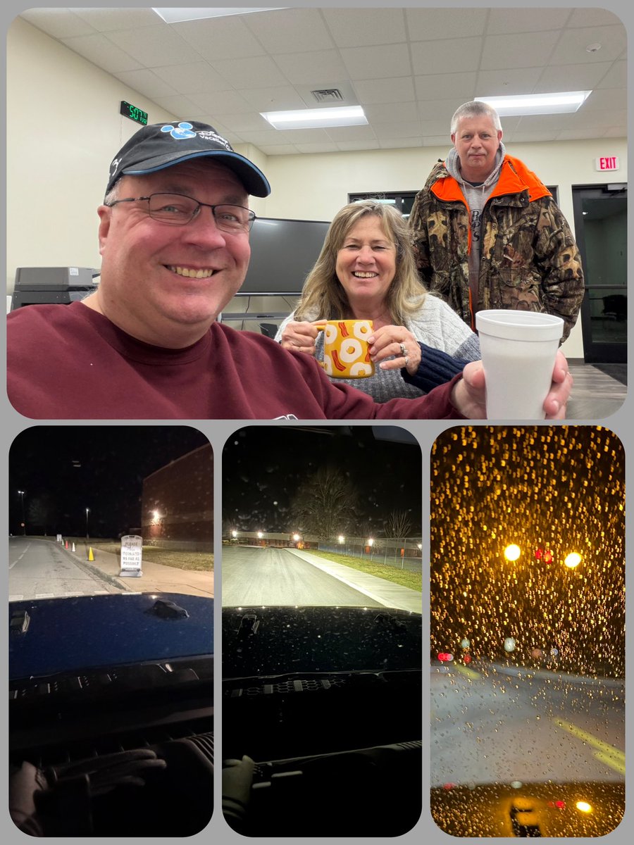 Huge thanks to the early morning crew that I get to spend many early mornings with during the winter season! Dan, Lil, and Grant are absolute blessings on the front lines as we drive the roads together. #WEareOC #DreamTeam #OCSRoadWarriors