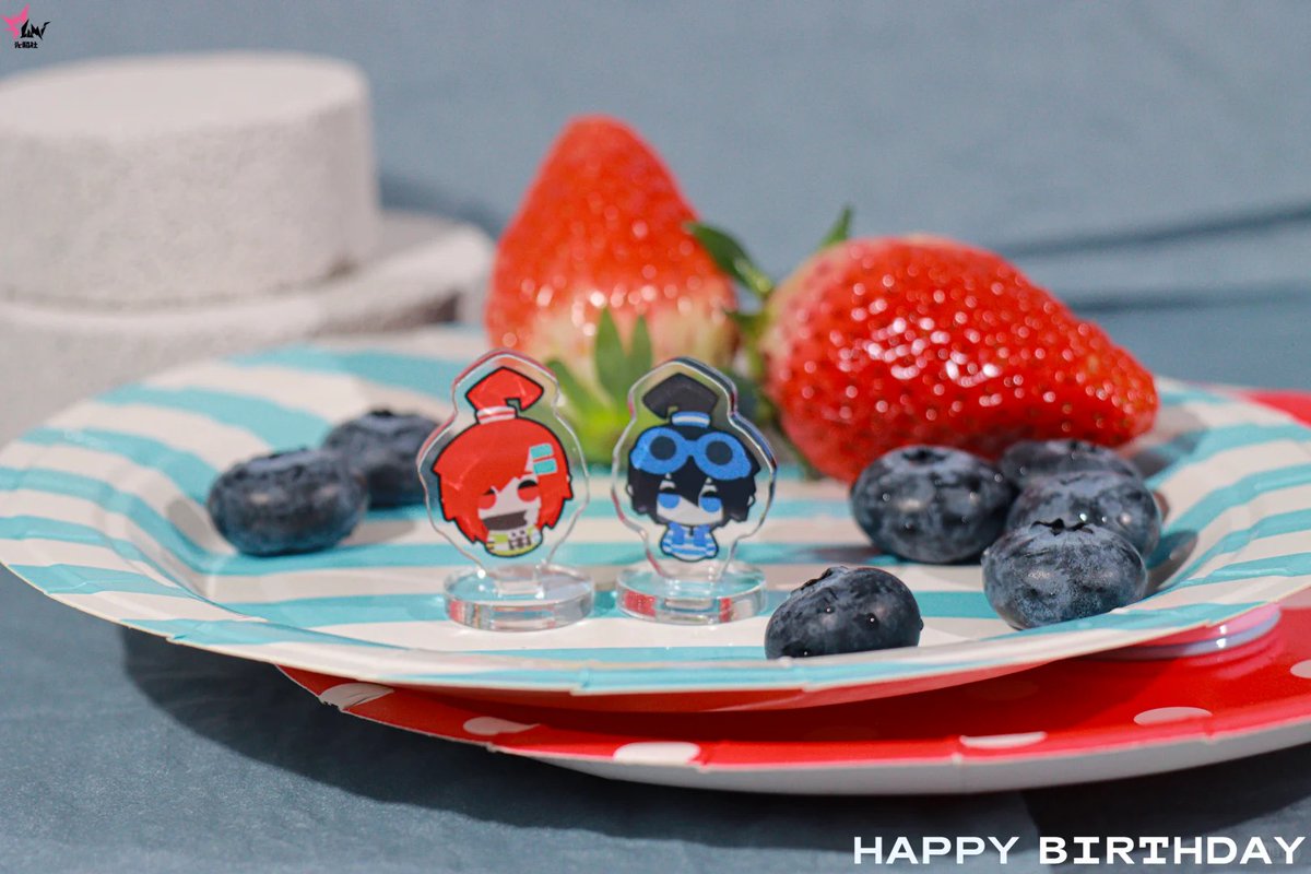 3월 2일은 에이비와 에이미의 생일이에요! 에이비,에이미 생일 축하해! (≧ω≦)/🔴🔵