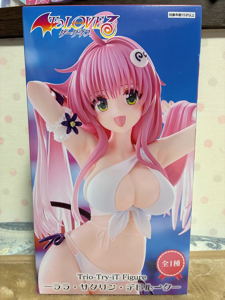 maimai50093894's tweet photo. Trio-Try-iT Figure
ララ・サタリン・デビルーク

実は2/28に桜ミクと一緒にGETしてたフィギュア！
最後、BCで900円でGET✨

ララちゃんのダイナマイトボディーはすごいね〜けしからん！

ララちゃんらしい可愛い笑顔と髪の毛をかけ上げてる仕草がすごく好き💗

ほっぺたがピンク強めですごく可愛い🥰 https://t.co/xXFNmkn5RP