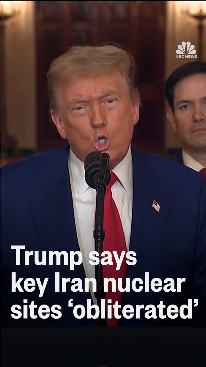Remember when they said this last year. Why did US attacked #Iran now if their nuclear sites were destroyed.