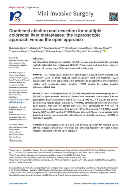 Mini-invasive Surgery tweet media