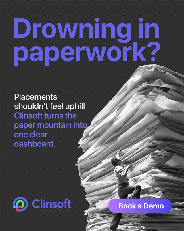 MetaveoAI's tweet photo. Managing placements shouldn’t feel like handling endless paperwork.

Clinsoft helps you organize, track, and simplify everything in one powerful dashboard—so you can focus on what matters.

Book a demo: https://t.co/EvoNAOmORP

#PlacementSolutions #manageplacement #clinsoft https://t.co/f9EvAoq7Dx