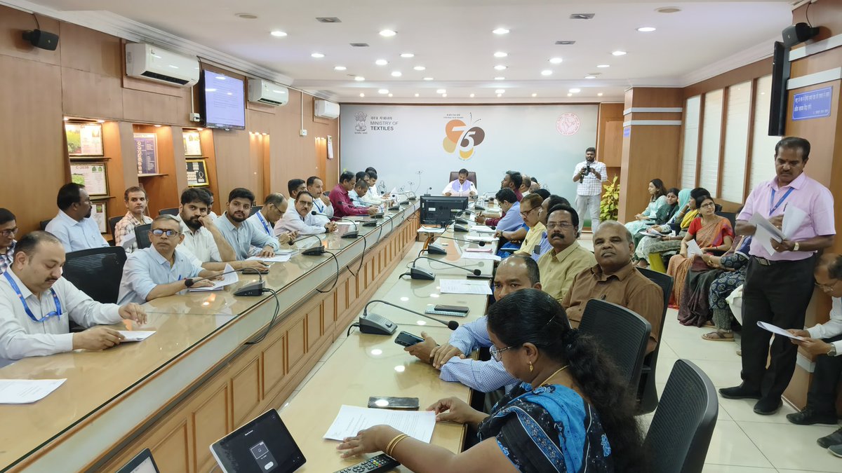 csbmot's tweet photo. Central Silk Board @TexMinIndia reaffirmed its commitment to #ViksitBharat 2047 by adopting the ‘Seva Sankalpa’ resolution on 02.03.2026. Chaired by Shri P. Sivakumar, IFS, Member Secretary, the event saw nationwide participation from CSB scientists & staff, reinforcing citizen-centric governance based on service, transparency & accountability. CSB also outlined its roadmap to boost silk production through strengthened R&D, farmer-focused initiatives & full digital governance implementation to achieve a “zero-backlog” vision, contributing meaningfully to a developed & globally competitive India.