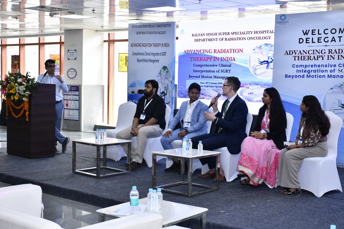 sumanta_25's tweet photo. Advancing Radiation Therapy in India at Kalyan Singh Super Speciality Cancer Institute, Lucknow. Insightful discussions on SGRT integration,  workflow optimization, and precision in modern radiotherapy.  #SGRT  #RadiationTherapy #Oncology #MedicalPhysics https://t.co/QUpuQykrD1