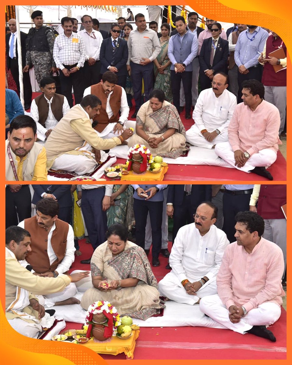 KapilMishra_IND's tweet photo. करावल नगर विधानसभा के खजूरी खास क्षेत्र के लिए आज का दिन ऐतिहासिक रहा। मुख्यमंत्री श्रीमती @gupta_rekha जी के नेतृत्व में आज केंदीय विद्यालय के निर्माण कार्य का विधिवत भूमिपूजन संपन्न हुआ।
इस अवसर पर केबिनेट के हमारे साथी, शिक्षा मंत्री श्री @ashishsood_bjp, क्षेत्र के सांसद श्री @ManojTiwariMP जी भी उपस्थित रहे। 
यह केंद्रीय विद्यालय करावल नगर और आसपास के क्षेत्रों के हजारों विद्यार्थियों के लिए वरदान सिद्ध होगा।