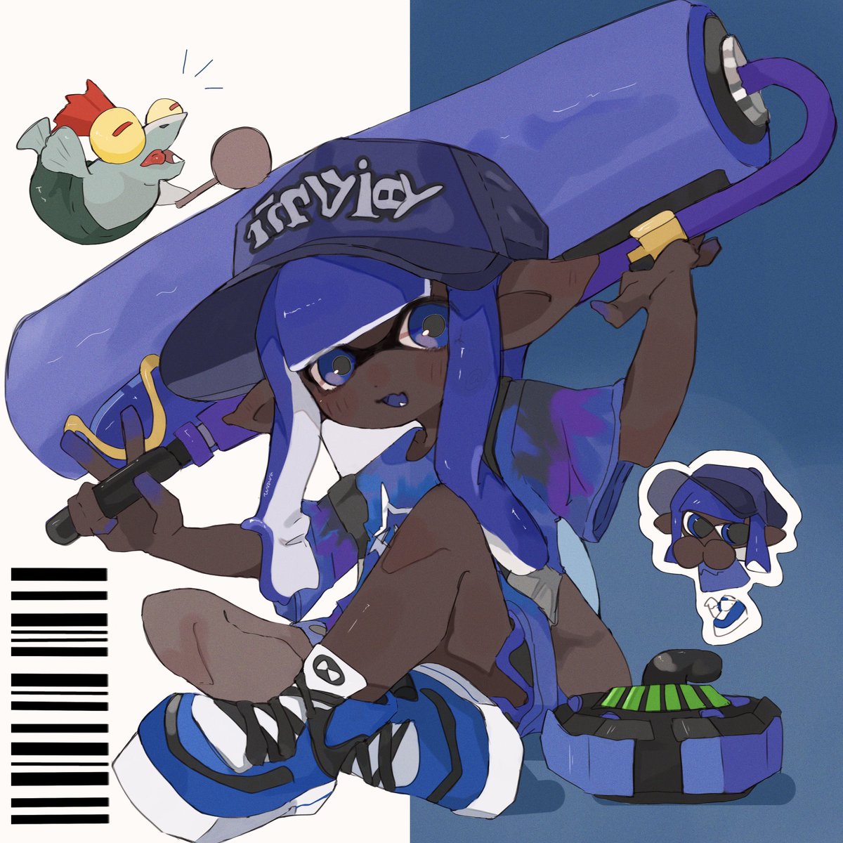 #俺のぱっつんイカをみろ
びんじょ