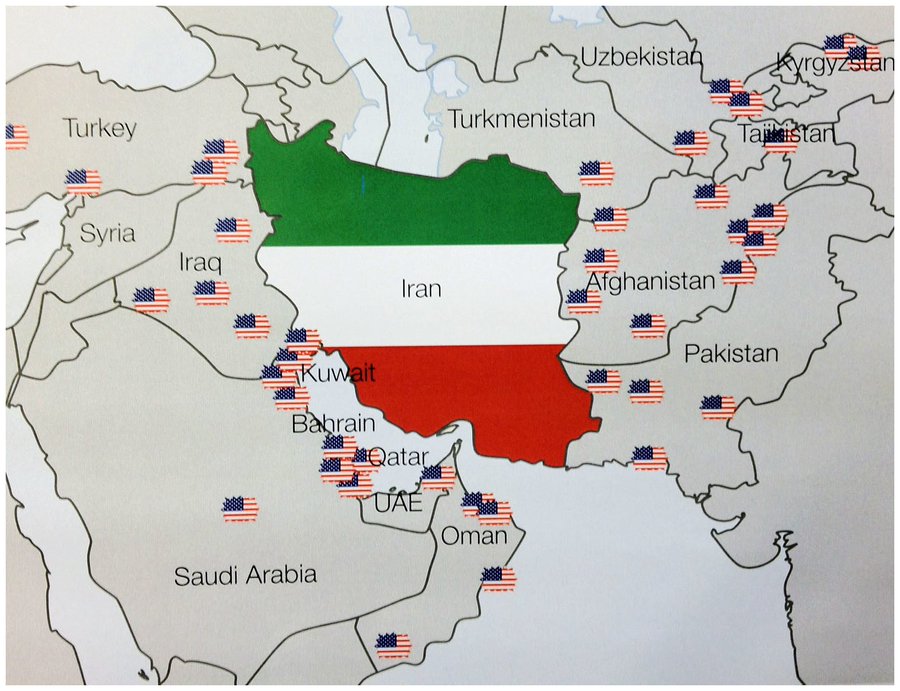 24_70xu's tweet image. Iran has obliterated 80% of US bases in the gulf region