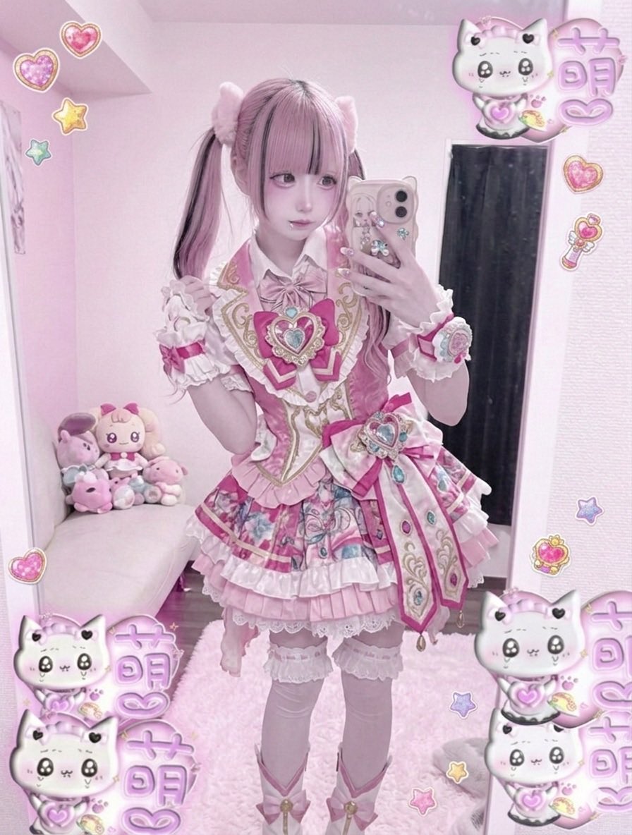 piyo_kich's tweet photo. プリキュアに変身してみた https://t.co/87C0qMLuBm