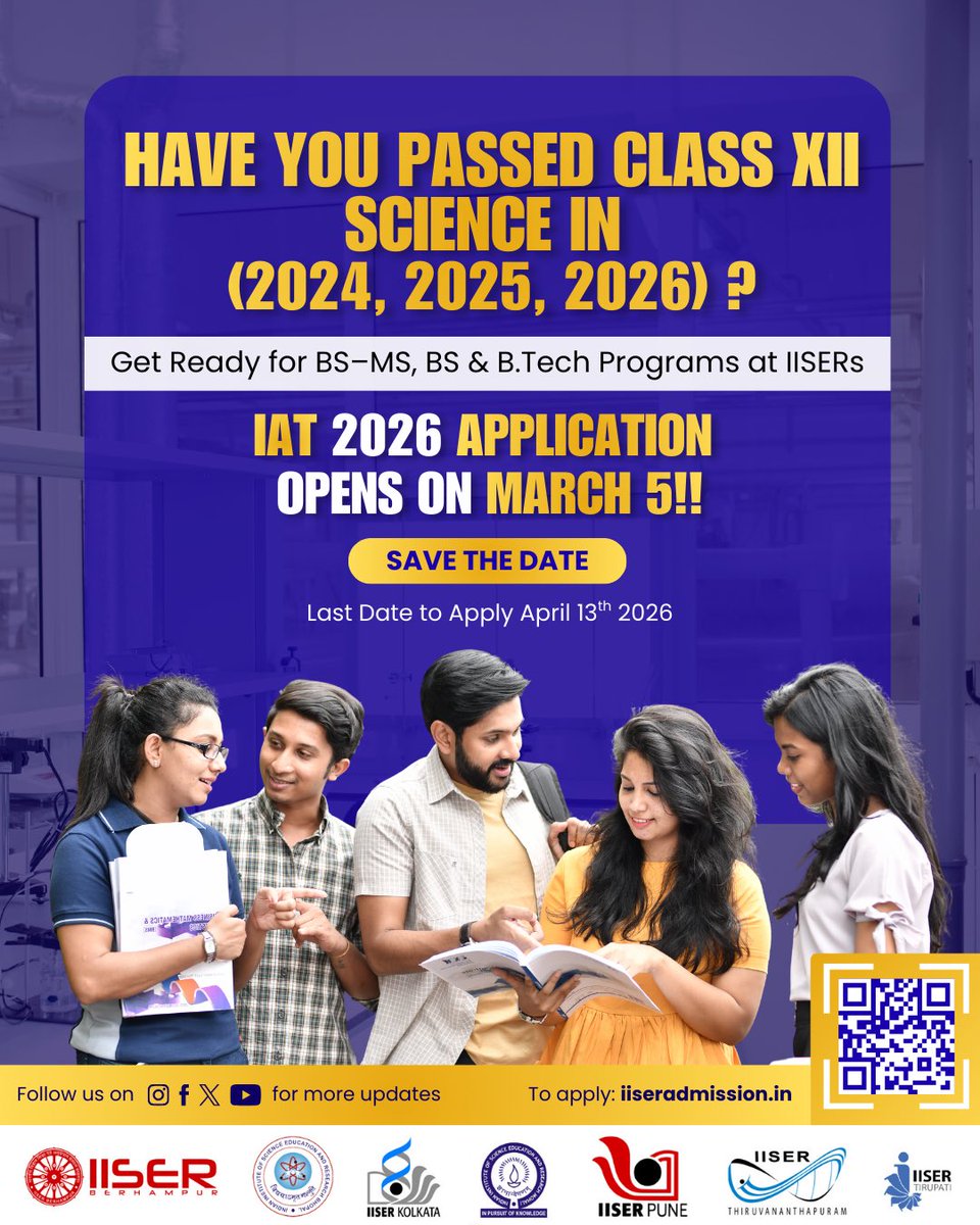 IISER Admissions tweet media