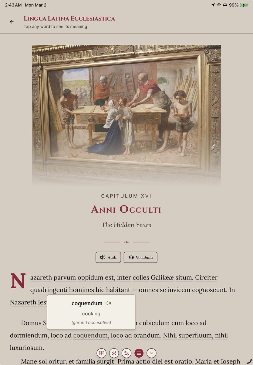 OfficiaPietatis's tweet photo. I spend hours each day improving the application. I just finished adding artwork to each of the chapters of Lingua Latina Ecclesiastica. https://t.co/p1TGERf4M0 https://t.co/hpFZk6J1Ub