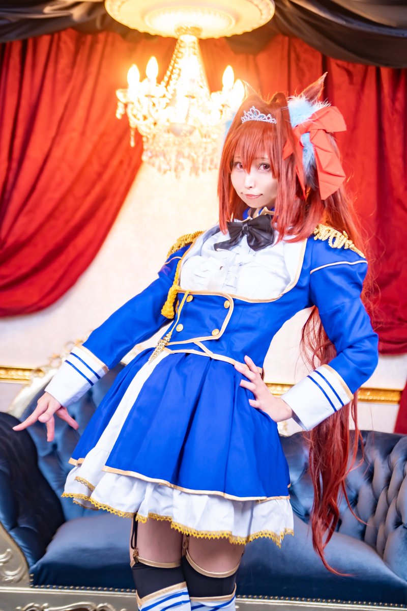 ｳﾏ娘/ﾀﾞｲﾜｽｶｰﾚｯﾄ コスプレ 「文句なしの絶好調♪ 見てなさい、アタシの