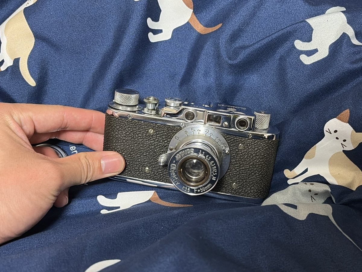 先日の世界の中古カメラ市から mng… ソ連製と思われる、マズイ刻印と