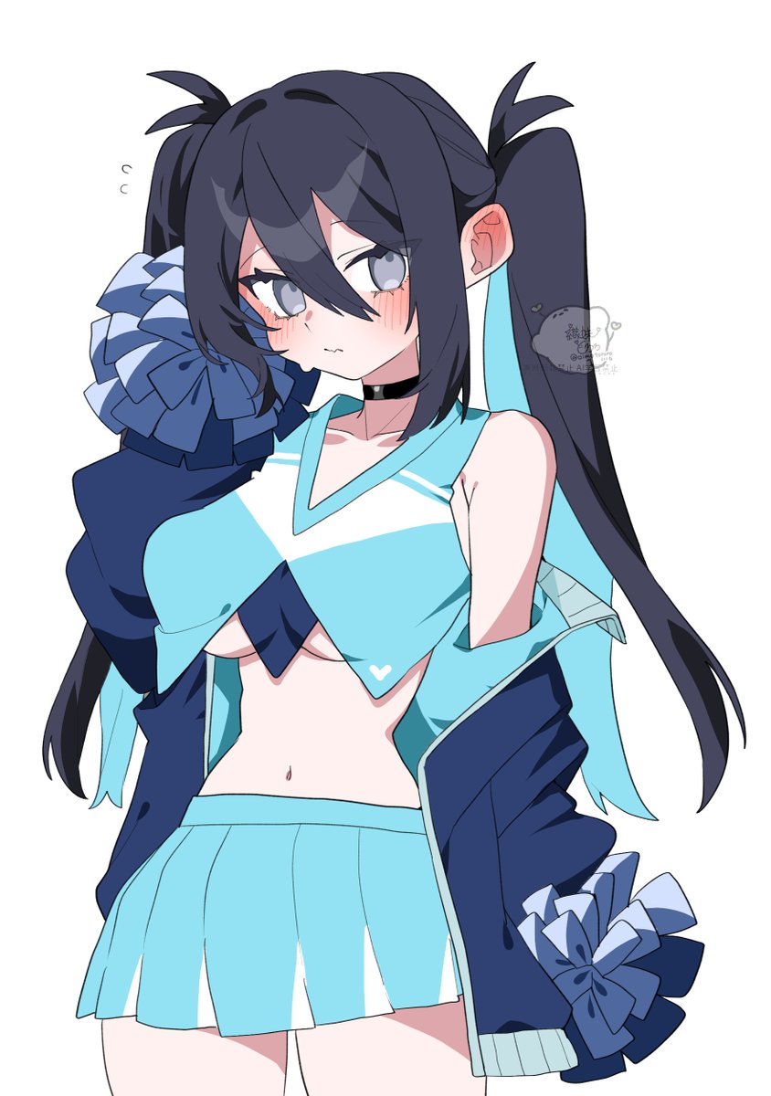 過去絵リメイクのチア勇花 