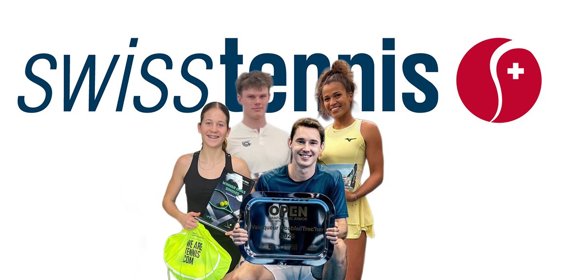 swiss_tennis's tweet photo. Monday Update: Tournament wins for Paul, Karamoko, Robas and Carron 🎾🏆
https://t.co/FrtuOwcWTH
#SupportTheSwiss #buildingthenextgeneration https://t.co/uCHLSBxsUy