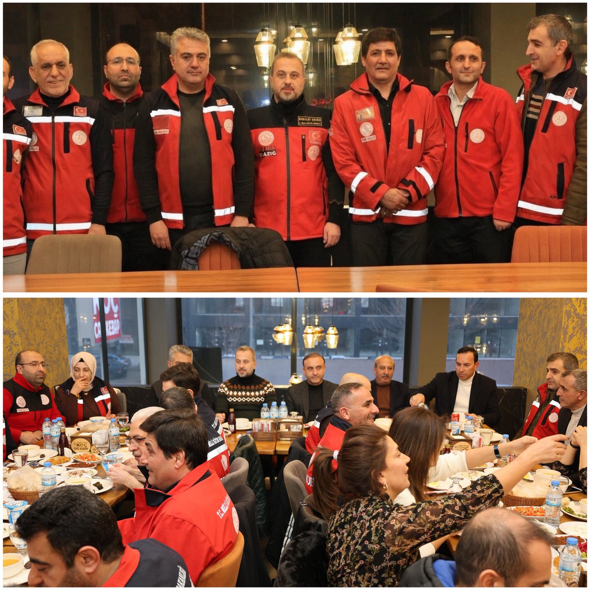 elazigmebakub's tweet photo. MEB AKUB Ekibimizle İftarda Bir Araya Geldik. 
Milli Eğitim Müdürümüz Sayın Beraat ŞAHİN, Müdürlüğümüz Arama Kurtarma Birliği ile iftar yemeğinde bir araya geldi. 
@tcmeb @Yusuf__Tekin @numanhatipoglu @SahinBeraat #elazığ @elazigmem  @mebisgb @MetinTayarer @meb_dhgm https://t.co/xdTmy00RcS