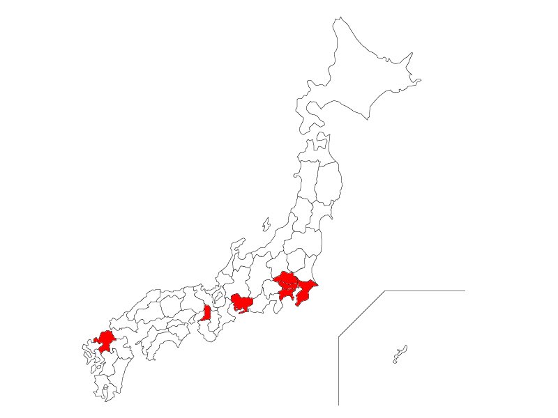yuzuki_t7s's tweet photo. アイマスの各ブランド単独ライブが行われたまたは行われる予定の都道府県
(ハッチポッチはASとミリオンにカウント、M10thはプロミもカウント) https://t.co/Ewr3rlBExw