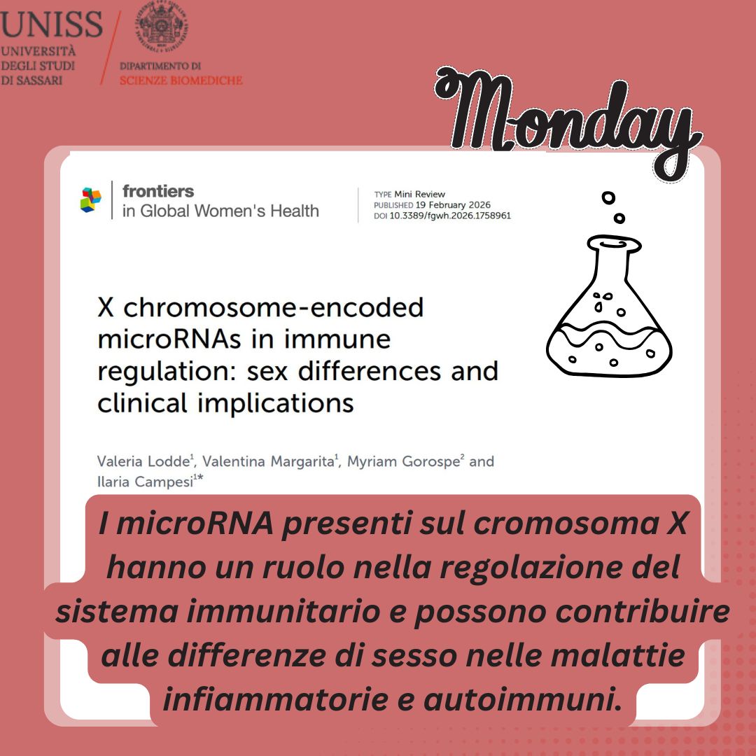 biomedicheuniss's tweet photo. Questa mini review fornisce una panoramica sul ruolo emergente dei miRNA codificati dal cromosoma X nella regolazione della funzione immunitaria, evidenziando come la loro diversa espressione contribuisca alle differenze tra i sessi.
#sciencemonday https://t.co/yWJP5o9pBc