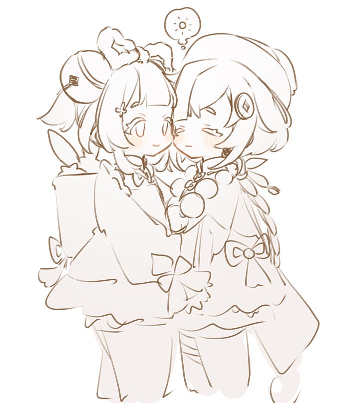 これ2年前のﾖと七ちゃんの絵だけど今見ても可愛すぎる