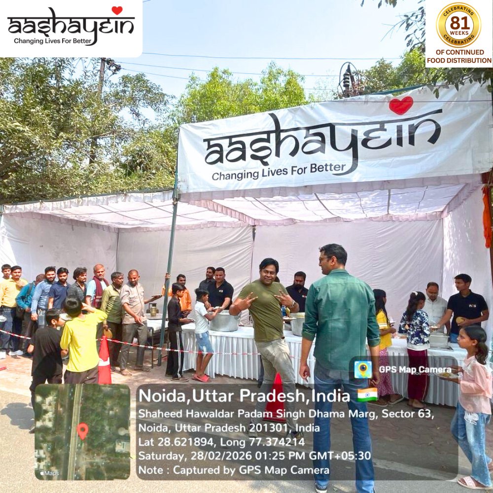 CharitableAsha's tweet photo. Not every revolution is loud.
Some begin with a simple meal placed in waiting hands.

Aashayein was built for those who believe compassion is an action, not a statement.
 
Volunteer: https://t.co/dVZjudPm1B
 
#Aashayein #FoodDrive #ashagargfpundation #HungerFreeMission https://t.co/5aiiQBY8gS
