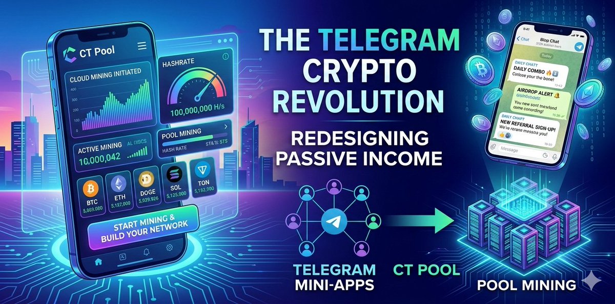 do_essential's tweet photo. 🚀 The Telegram Crypto Revolution is here!
Discover how CT Pool & Social-Fi are redefining passive crypto income through Telegram. No hardware. Just smart leverage. 💰
Read more:
https://t.co/sJeXKMKXVg
#Crypto #CTPool #SocialFi #PassiveIncome #Web3 https://t.co/LMXM1H2HHO