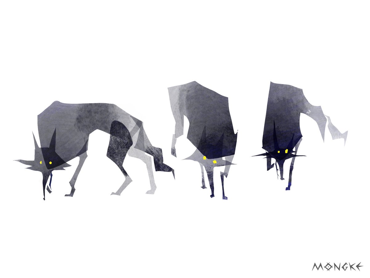 mongke_ani's tweet photo. Early Sketches of Trauma Wolf 
Concept sketches | Kang Yoojin https://t.co/iscjwjHF7k