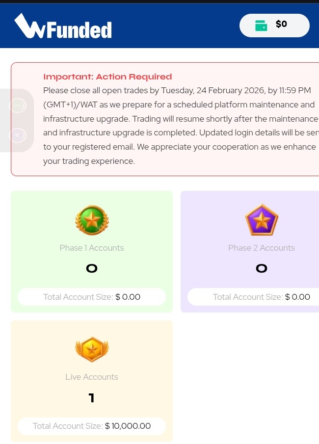 Ovatee2's tweet photo. Please have anybody  traded for the past one month using #Wfundedpf without experiencing trade out and now this 👇 https://t.co/mYfizdclDR