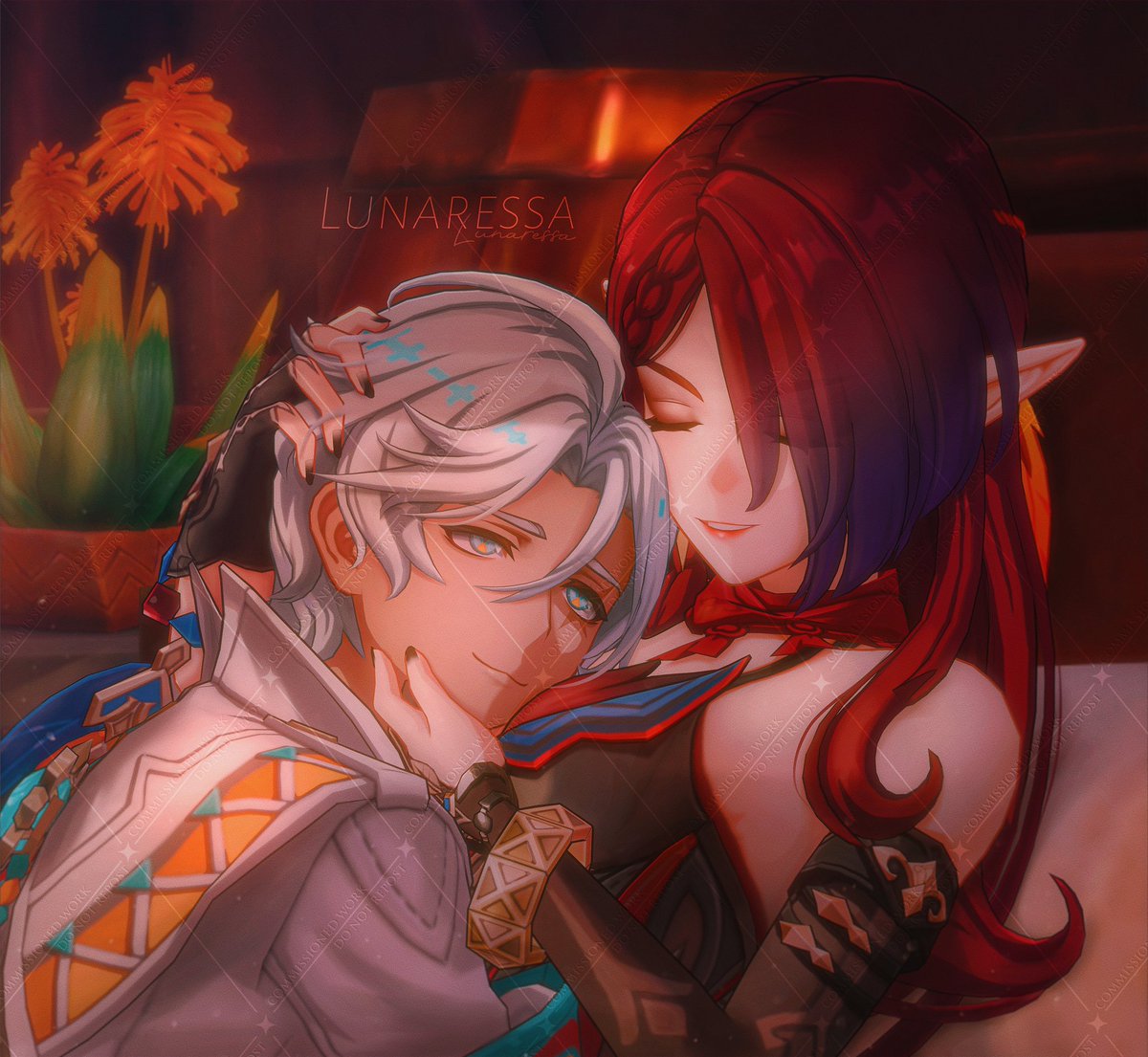 Commissioned work ꒰ do not repost ꒱

My website :: lunaressa.carrd.co
꒰ soc networks · commissions · tips ꒱

🎀🪽⸝⸝ #Ifachas / #Ifa #Chasca / #GenshinImpact #Genshinfanart