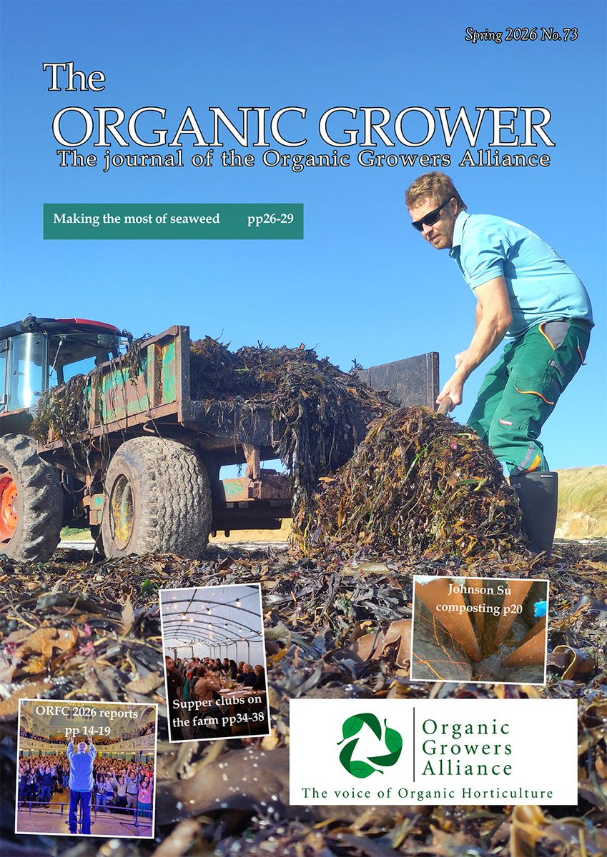 OGAgrowers's tweet photo. Our Spring #OrganicGrower is  approved to print. OGA members can expect theirs soon! Also in the  mailing will be this great new Rotations for Field Vegetables Technical  Guide from @agricology  - another benefit for being an OGA member https://t.co/Tntg5HEbZS https://t.co/fVmzCNPiyU