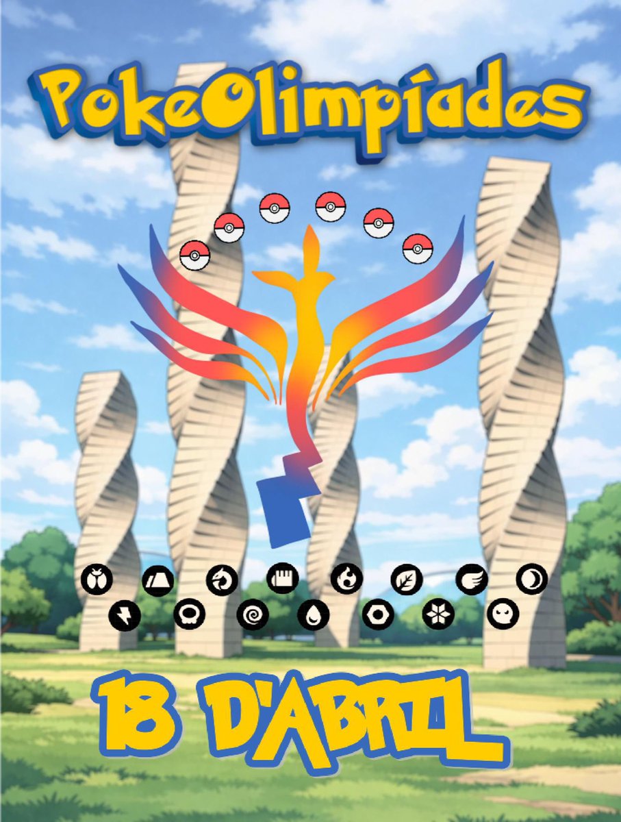 OlimpiadesGNP's tweet photo. Entrenadors i entrenadores, us presentem…. 🥁🥁

💙✨POKEOLIMPÍADES✨💙

Ens veiem el 18 d’Abril per conèixer tots els pokemons del món casteller universitari!! 😏💥 https://t.co/r4Cs6Y8llI