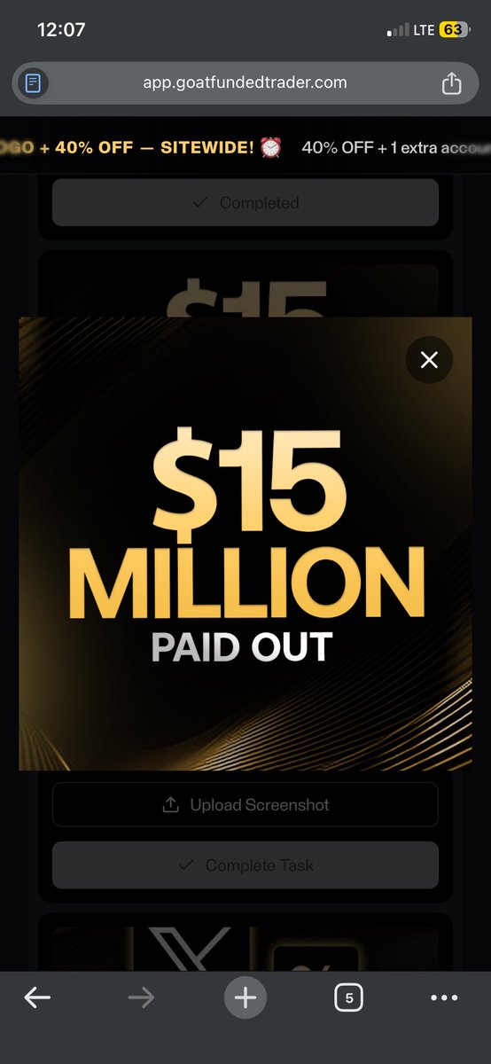 shurss_'s tweet photo. Massive milestone! @Goatfunded just crossed $15 MILLION in real trader payouts 💰🔥
Proud to see the community winning big. Let’s keep it going! 🚀
@EdwardXLreal #GFT #PropTrading #FundedTrader https://t.co/fwOnrj1y9i