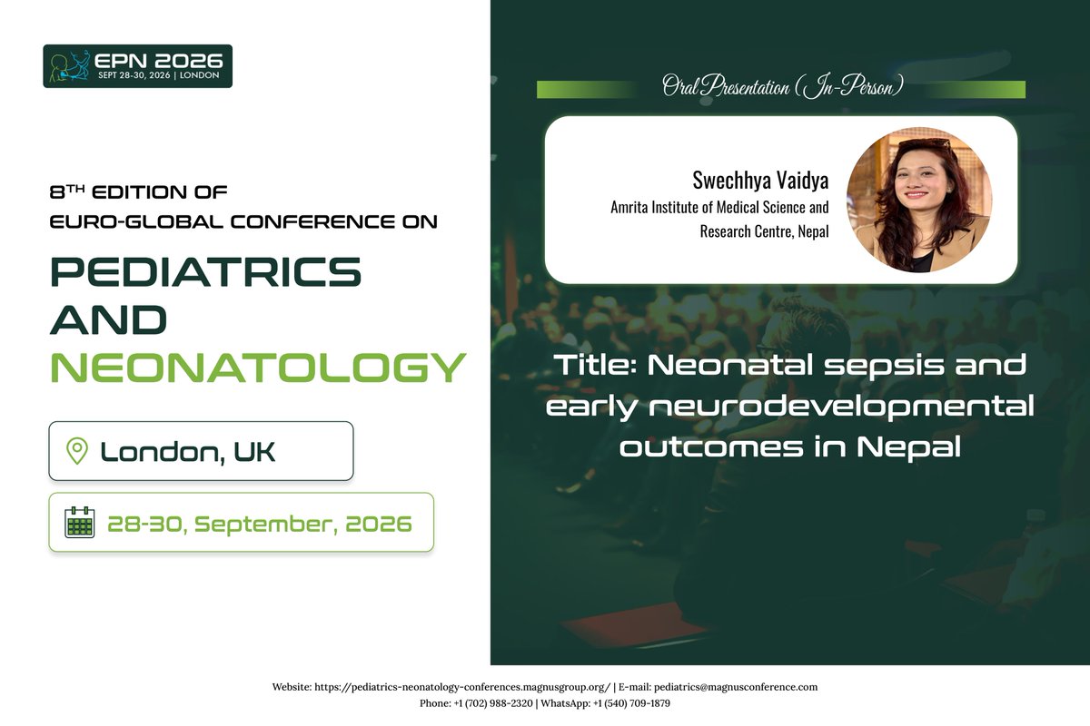 Pediatrics & Neonatology Event tweet media