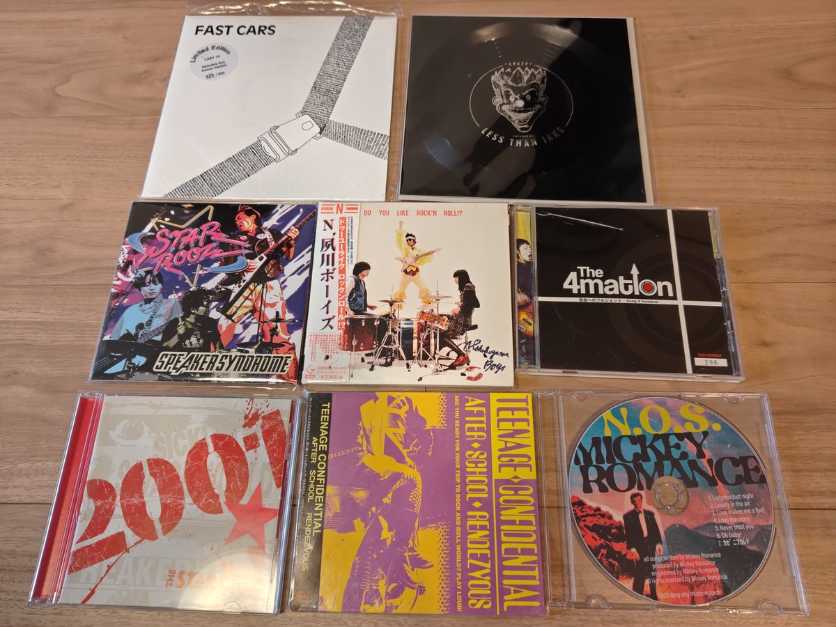 yuckeyntbs89's tweet photo. 2ndターン
Fast Cars / The Kids Just Wanna Dance
Star Rooz / Dance ＆ Dance
Less Than Jake / Crazy
N'夙川Boys / Bandがしたい！
The 4mation / フルショット
The Star Club / Rock Power
Teenage Confidential / This Time
Mickey Romance / カゼニフカレテ https://t.co/30xtjOugGs