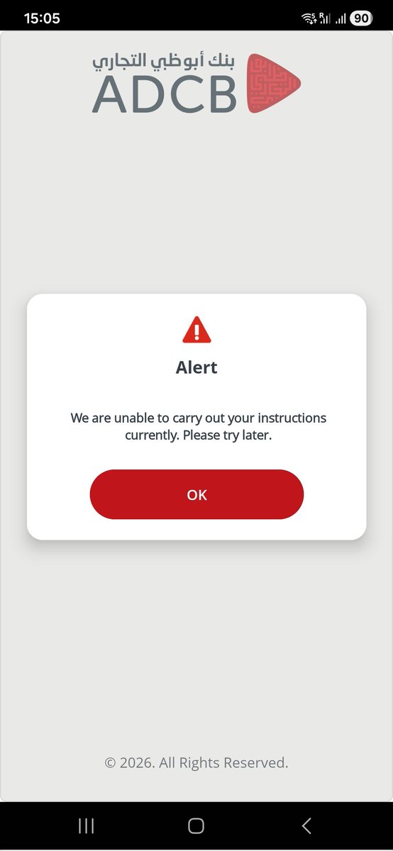 connectabsar's tweet photo. @OfficialADCB Please check what is the issue. I have an urgent transfer to process but this is not working since more than a hour. https://t.co/ziYAZ5RPkD